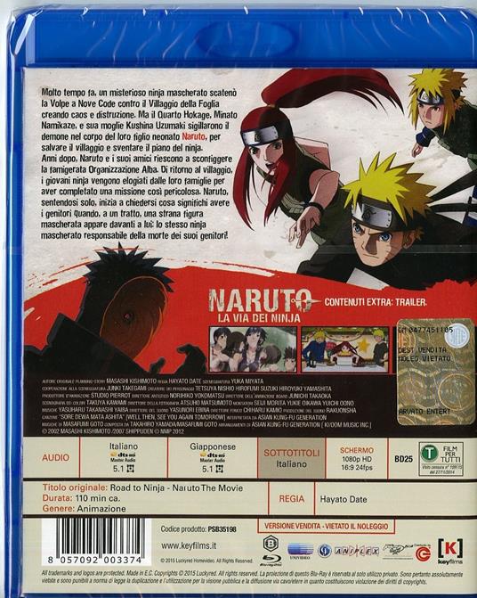 Naruto. La via dei ninja - DVD - Film di Hayato Date Animazione