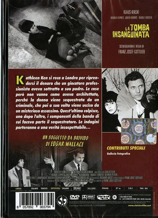 La tomba insanguinata di Franz Josef Gottlieb - DVD - 2