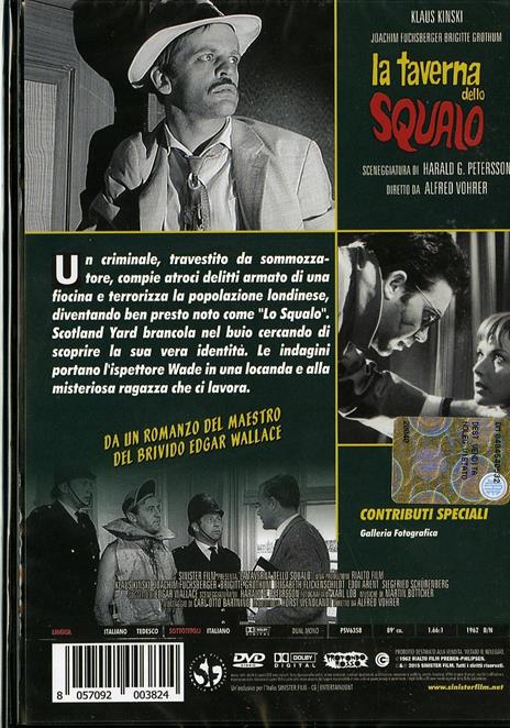 La taverna dello squalo di Alfred Vohrer - DVD - 2