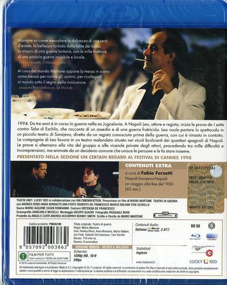 Teatro di guerra di Mario Martone - Blu-ray - 2