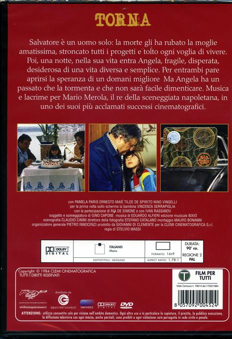 Torna di Stelvio Massi - DVD - 2