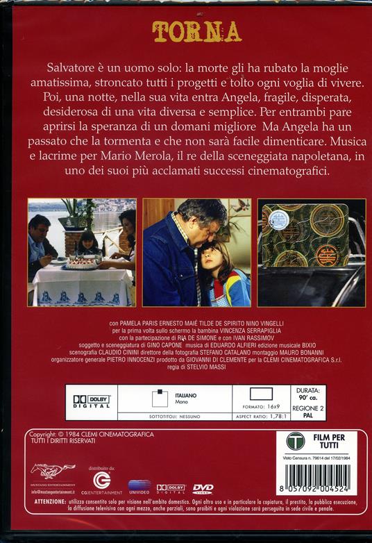 Torna di Stelvio Massi - DVD - 2