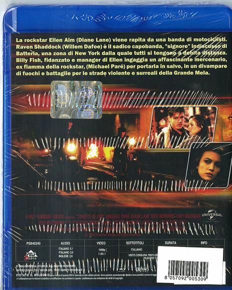 Strade di fuoco di Walter Hill - Blu-ray - 2