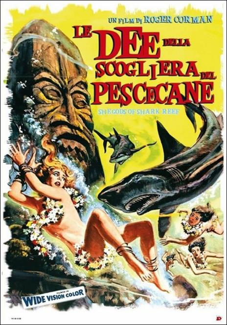 Le dee della scogliera del pescecane di Roger Corman - DVD