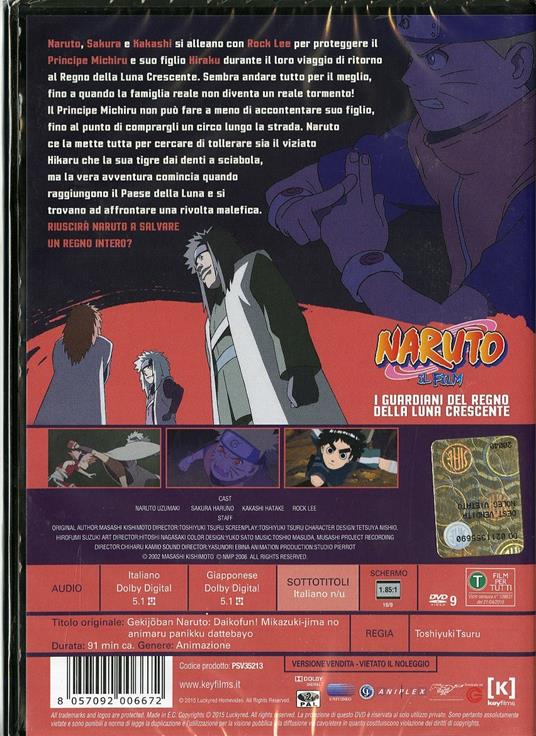 Naruto. Il film. I guardiani del regno della luna crescente di Toshiyuki Tsuru - DVD - 2