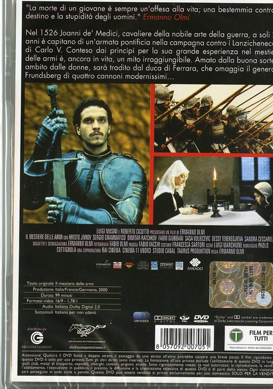 Il mestiere delle armi - DVD - Film di Ermanno Olmi Avventura | IBS