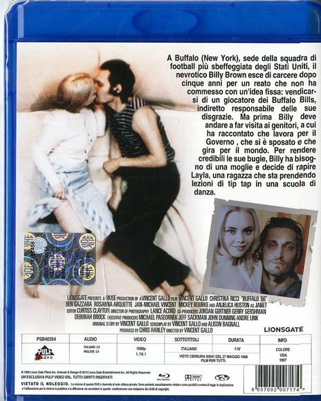 Buffalo '66 di Vincent Gallo - Blu-ray - 2