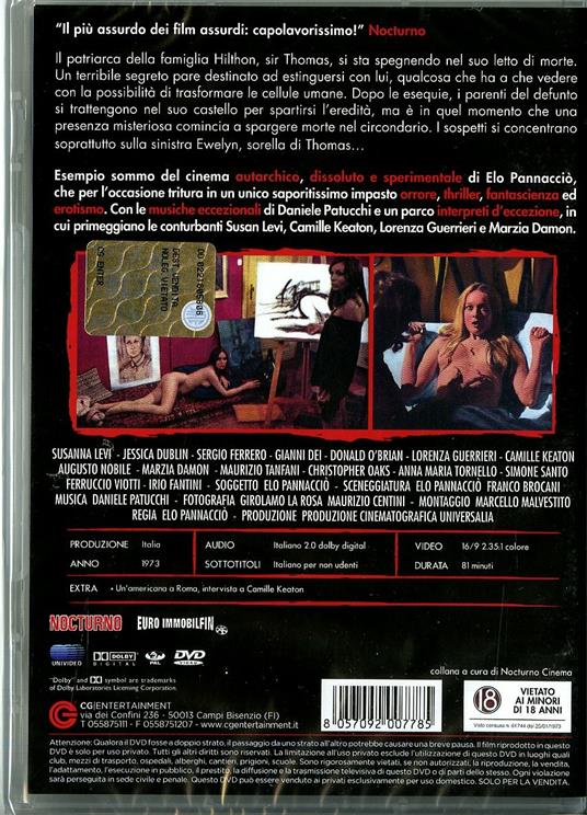 Il sesso della strega di Elo Pennacciò - DVD - 2
