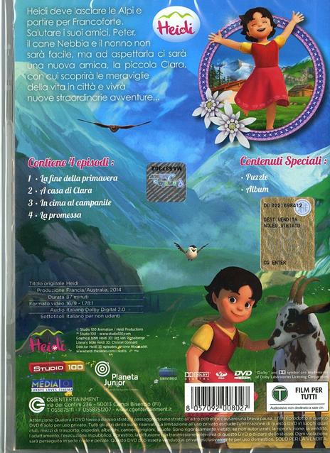 Heidi. La nuova serie. Vol. 4 di Jérôme Mouscadet - DVD - 2