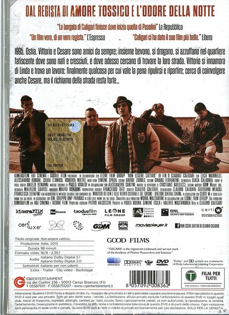 Non essere cattivo - DVD - Film di Claudio Caligari Drammatico | IBS