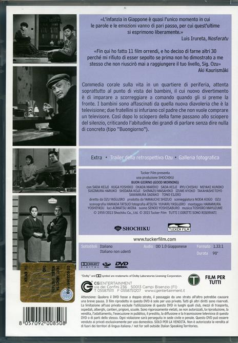 Buon giorno di Yasujiro Ozu - DVD - 2