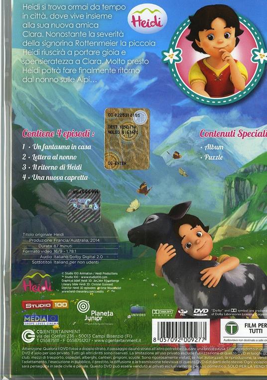 Heidi. La nuova serie. Vol. 7 di Jérôme Mouscadet - DVD - 2