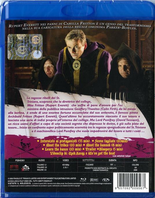 St. Trinian's 2. The Legend of Fritton's Gold di Oliver Parker,Barnaby Thompson - Blu-ray - 2