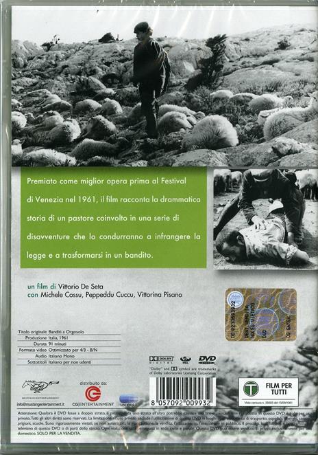 Banditi a Orgosolo di Vittorio De Seta - DVD - 2