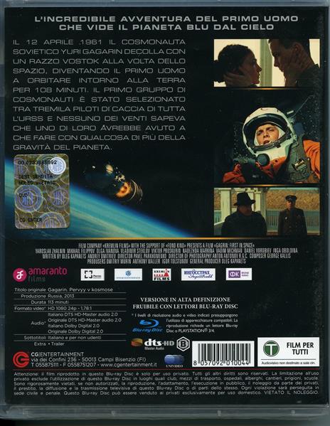 Gagarin. First in Space di Pavel Parkhomenko - Blu-ray - 2