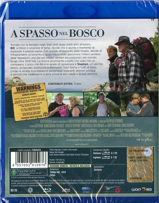 A spasso nel bosco di Ken Kwapis - Blu-ray - 2