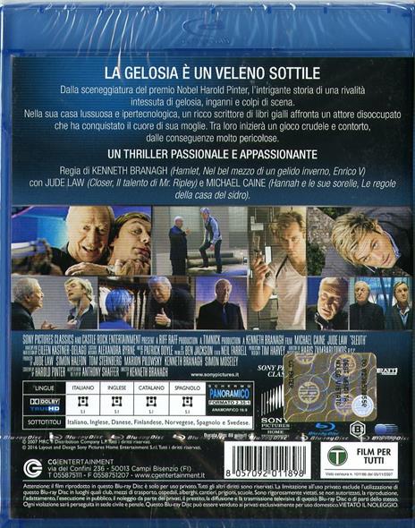 Sleuth. Gli insospettabili di Kenneth Branagh - Blu-ray - 2