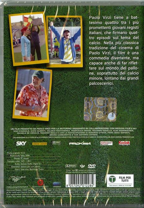 4-4-2 Il gioco più bello del mondo di Michele Carrillo,Claudio Cupellini,Franscesco Lagi,Roan Occam Anthony Johnson - DVD - 2