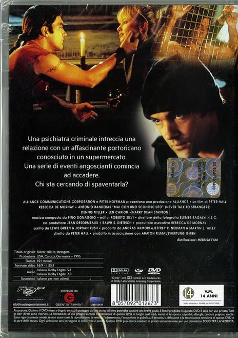 Mai con uno sconosciuto - DVD - Film di Peter Hall Giallo | IBS