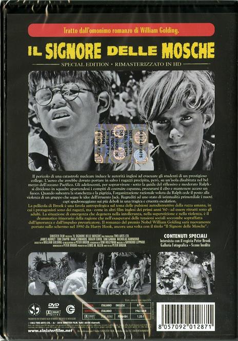 Il signore delle mosche di Peter Brook - DVD - 2