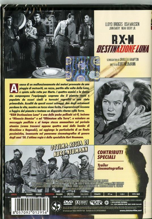 RX-M Destinazione Luna di Kurt Neumann - DVD - 2