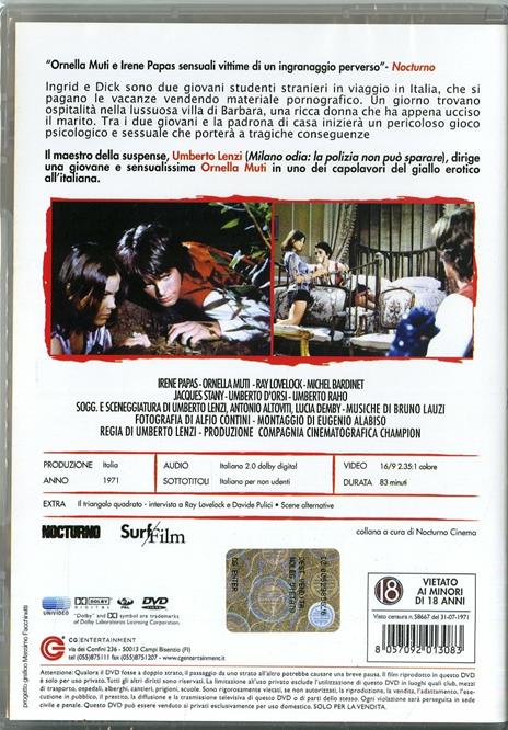 Un posto ideale per uccidere di Umberto Lenzi - DVD - 2