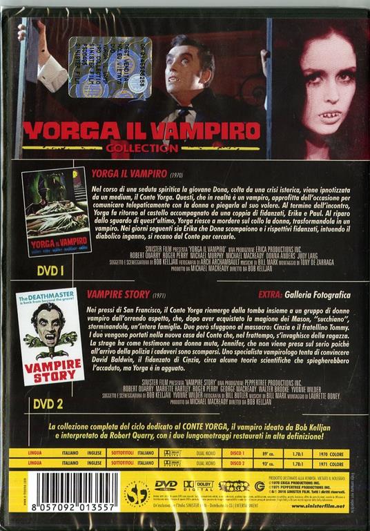 Yorga il vampiro collection (2 DVD) di Bob Kelljan - DVD - 2