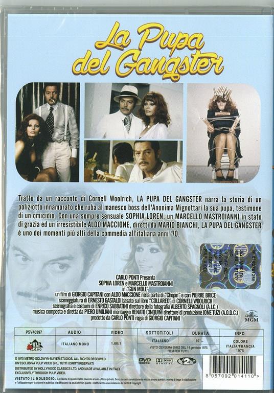La pupa del gangster di Giorgio Capitani - DVD - 2