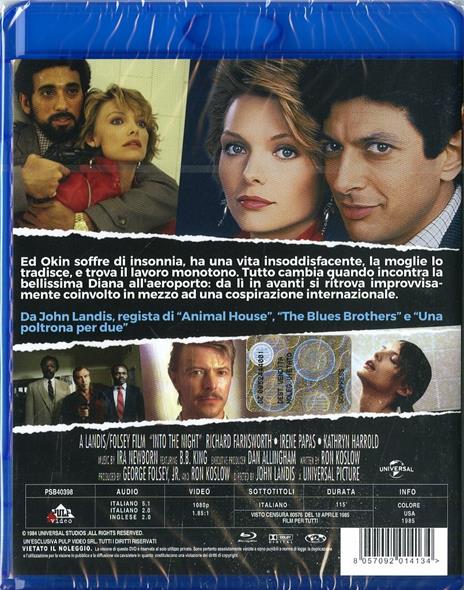 Tutto in una notte (Blu-ray) - Blu-ray - Film di John Landis Avventura | IBS