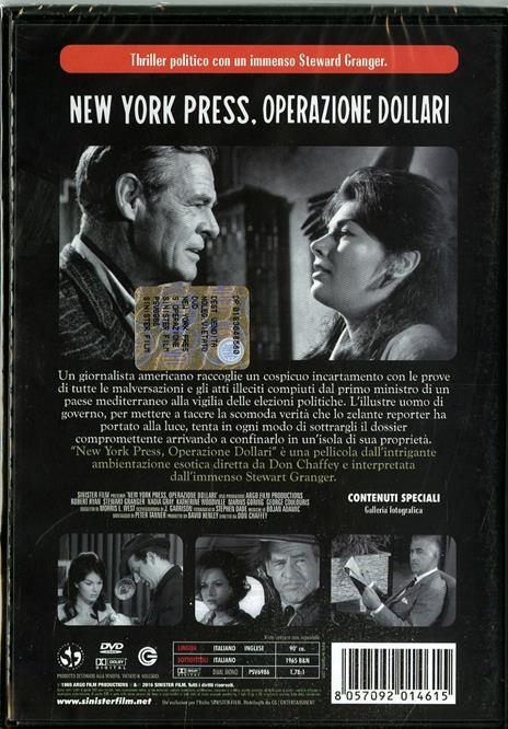 New York Press. Operazione dollari di Don Chaffey - DVD - 2