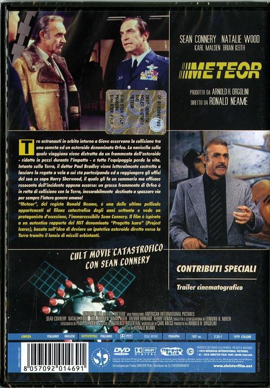Meteor di Ronald Neame - DVD - 2