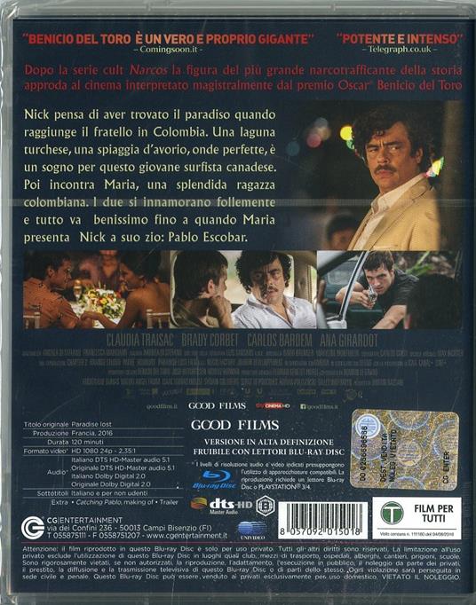 Escobar (Blu-ray) di Andrea Di Stefano - Blu-ray - 2