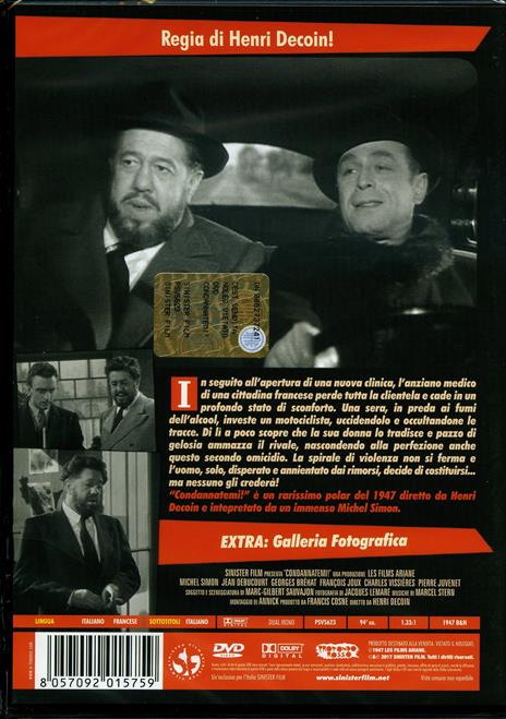 Condannatemi! di Henri Decoin - DVD - 2