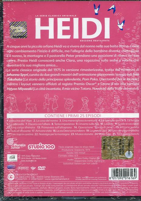 Heidi Serie Classica Rimasterizzata. Vol. 1 (5 DVD) di Isao Takahata - DVD - 2