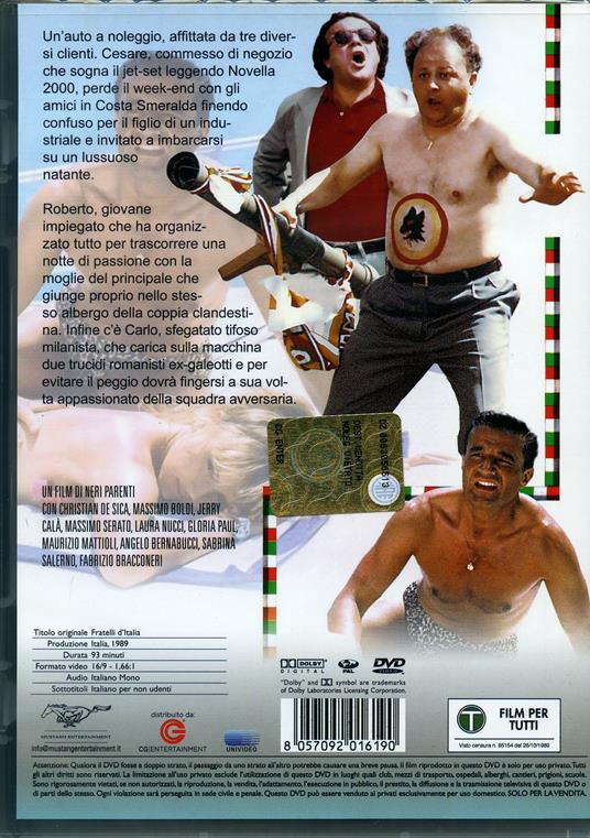 Fratelli d'Italia (DVD) di Neri Parenti - DVD - 2