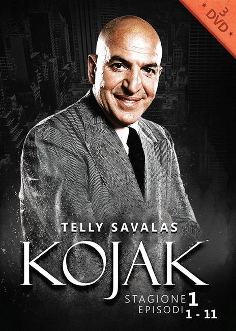 Kojak. Stagione 1. Vol. 1. Serie TV ita (3 DVD) di Charles S. Dubin,Jeannot Szwarc,William Hale,Joseph Sargent - DVD