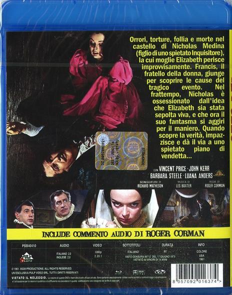 Il pozzo e il pendolo (Blu-ray) di Roger Corman - Blu-ray - 2