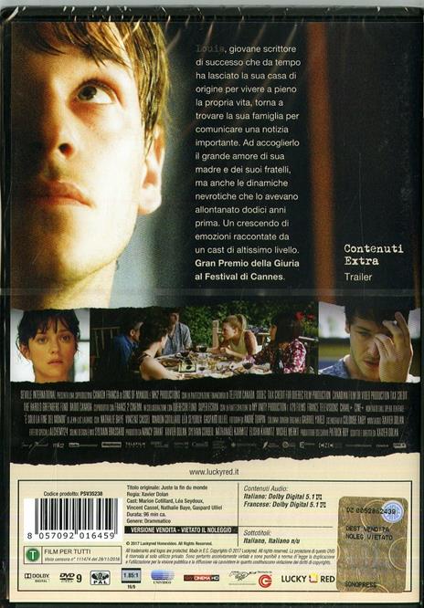 È solo la fine del mondo (DVD) di Xavier Dolan - DVD - 2