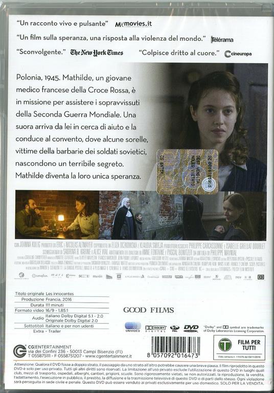 Agnus Dei (DVD) - DVD - Film di Anne Fontaine Drammatico | IBS