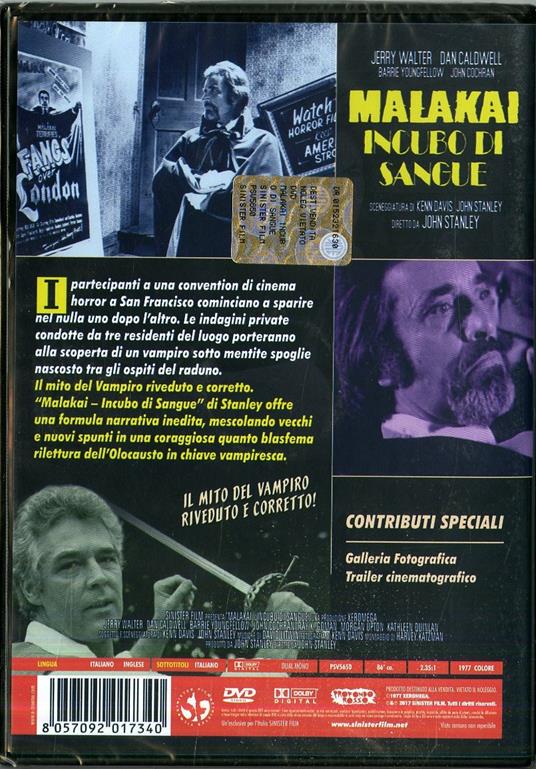 Malakai. Incubo di sangue di John Stanley - DVD - 7