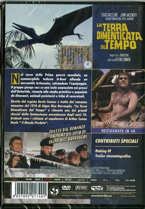 La terra dimenticata dal tempo di Kevin Connor - DVD - 2