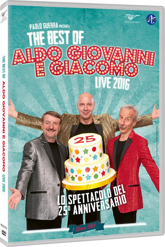 The Best of Aldo, Giovanni e Giacomo. Live 2016 (DVD) di Arturo Brachetti - DVD