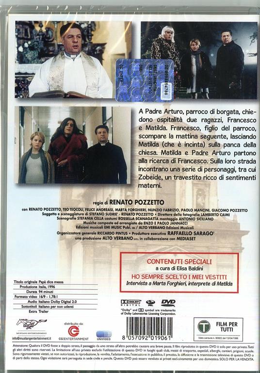 Papà dice messa (DVD) di Renato Pozzetto - DVD - 2