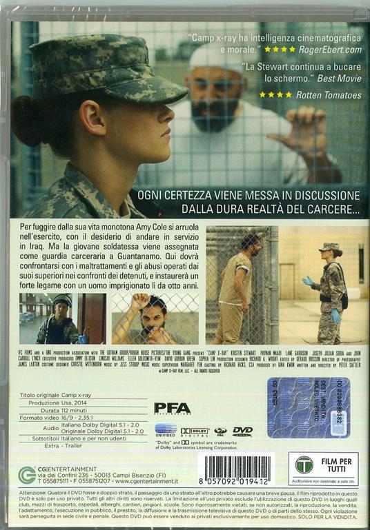 Camp X-Ray (DVD) - DVD - Film di Peter Sattler Drammatico | IBS