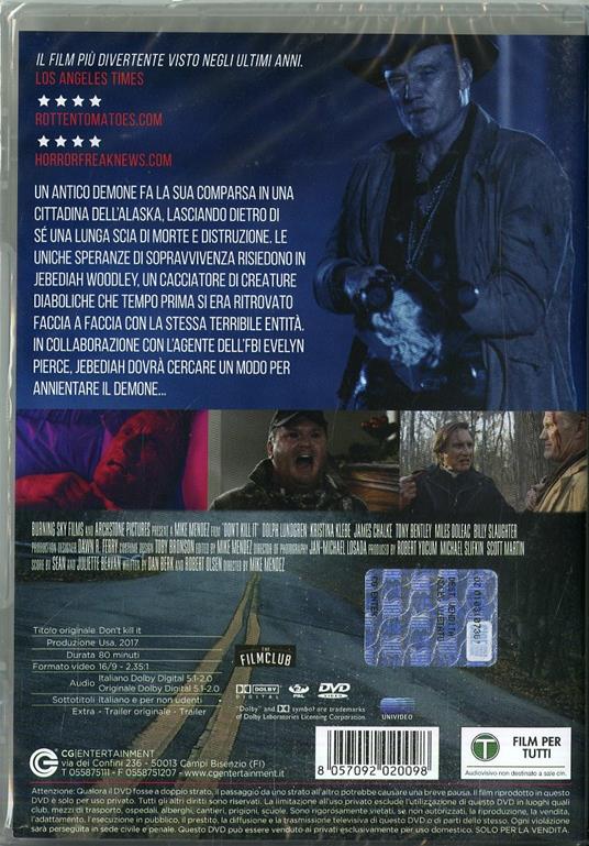 Don`t Kill it (DVD) - DVD - Film di Mike Mendez Fantastico | IBS
