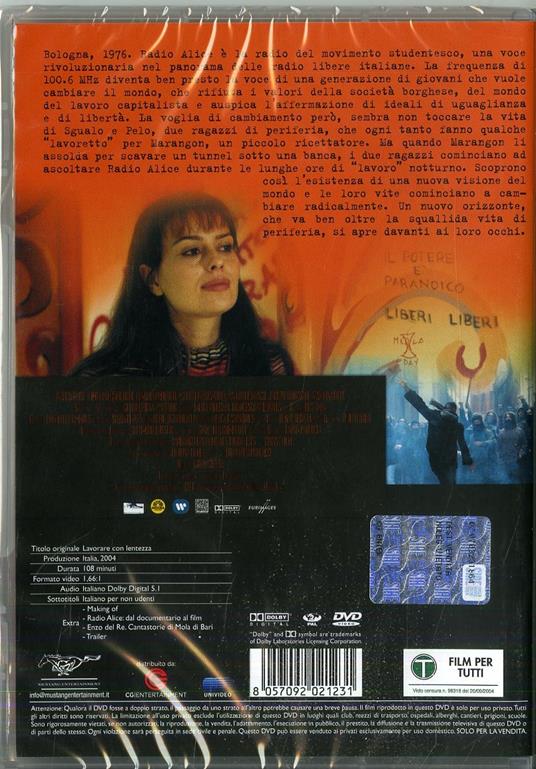 Lavorare con lentezza (DVD) - DVD - Film di Guido Chiesa Drammatico | IBS