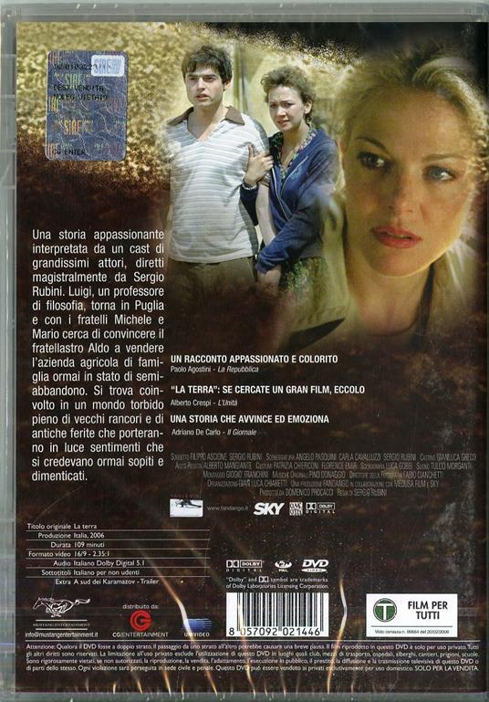 La Terra (DVD) di Sergio Rubini - DVD - 2