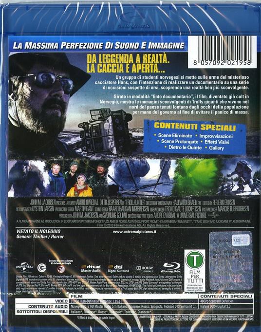 Troll Hunter (Blu-ray) - Blu-ray - Film di André Ovredal Fantastico | IBS