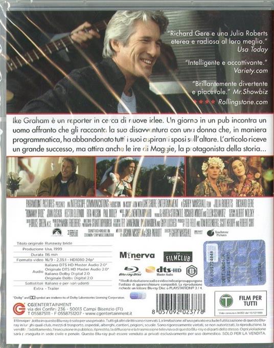 Se scappi ti sposo (Blu-ray) di Garry Marshall - Blu-ray - 2