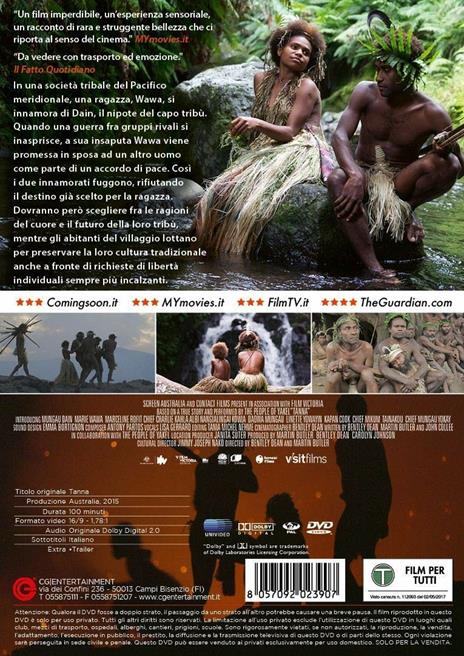 Tanna (DVD) di Martin Butler,Bentley Dean - DVD - 2